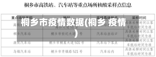 桐乡市疫情数据(桐乡 疫情)-第1张图片