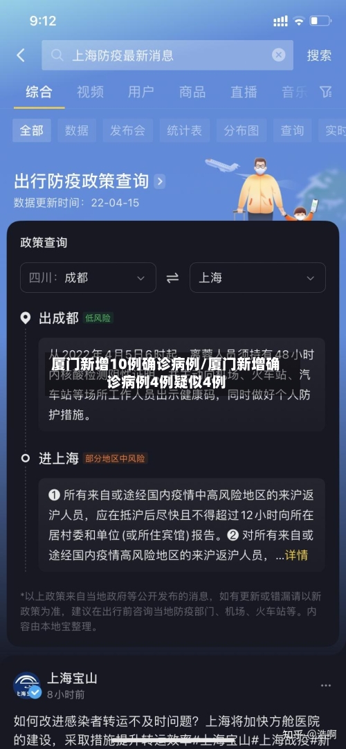 厦门新增10例确诊病例/厦门新增确诊病例4例疑似4例-第2张图片