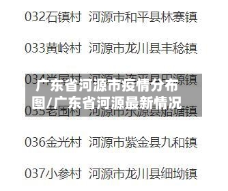 广东省河源市疫情分布图/广东省河源最新情况-第2张图片