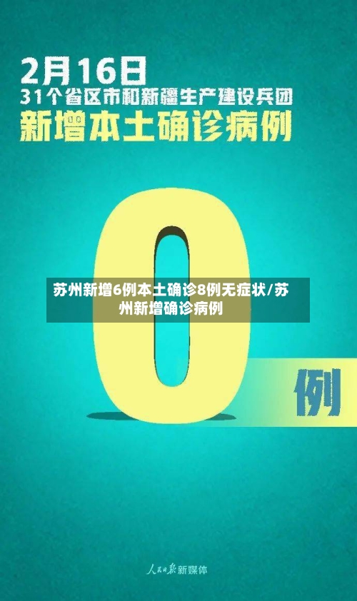 苏州新增6例本土确诊8例无症状/苏州新增确诊病例-第1张图片