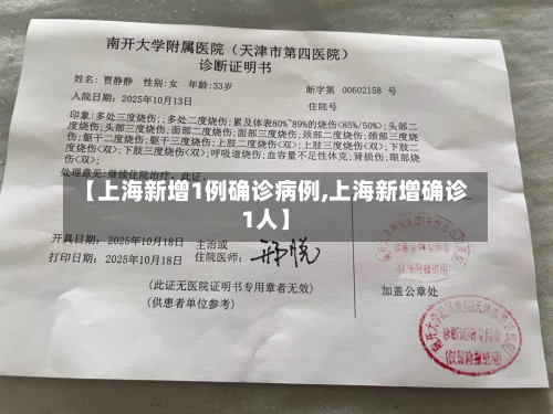 【上海新增1例确诊病例,上海新增确诊1人】-第1张图片
