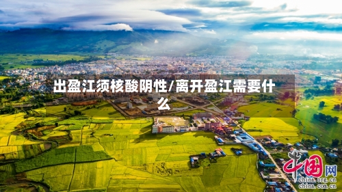 出盈江须核酸阴性/离开盈江需要什么-第1张图片