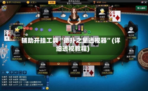 辅助开挂工具“德扑之星透视器	”(详细透视教程)-第2张图片