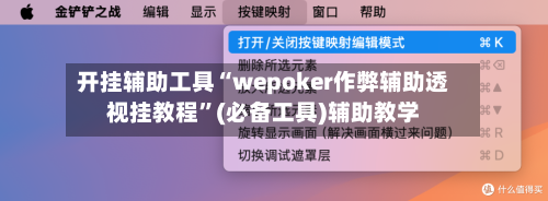 开挂辅助工具“wepoker作弊辅助透视挂教程	”(必备工具)辅助教学-第2张图片