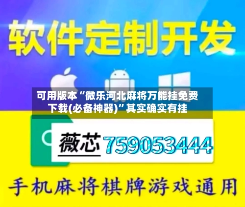 可用版本“微乐河北麻将万能挂免费下载(必备神器)	”其实确实有挂-第2张图片