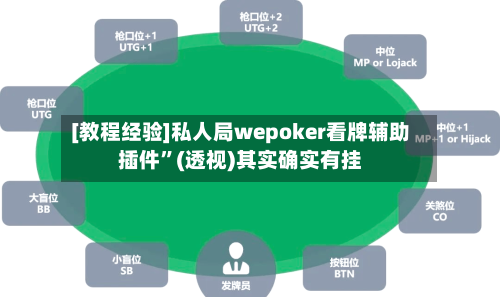 [教程经验]私人局wepoker看牌辅助插件”(透视)其实确实有挂-第3张图片