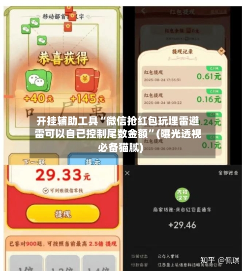 开挂辅助工具“微信抢红包玩埋雷避雷可以自已控制尾数金额”(曝光透视必备猫腻)-第1张图片