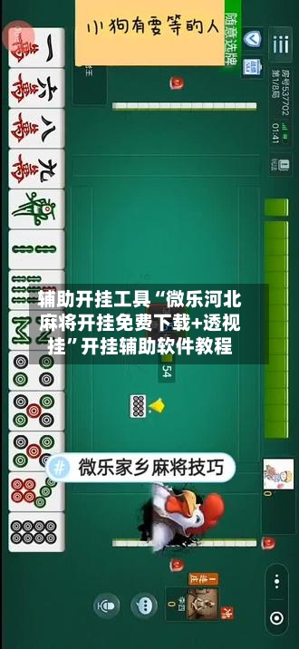 辅助开挂工具“微乐河北麻将开挂免费下载+透视挂	”开挂辅助软件教程-第1张图片