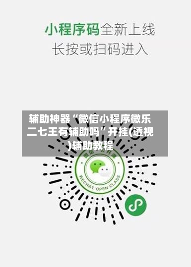 辅助神器“微信小程序微乐二七王有辅助吗	”开挂(透视)辅助教程-第1张图片