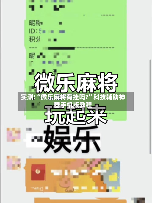 实测!“微乐麻将有挂吗?”科技辅助神器手机版教程-第3张图片