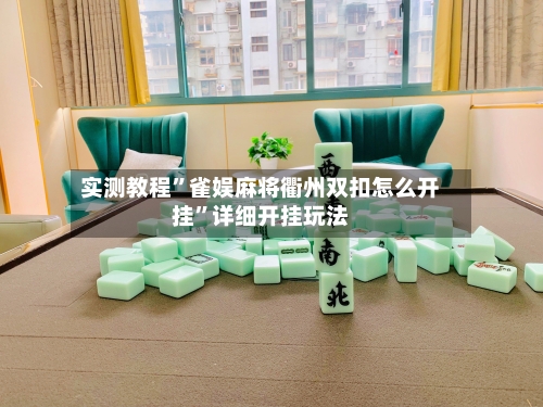 实测教程”雀娱麻将衢州双扣怎么开挂	”详细开挂玩法-第1张图片