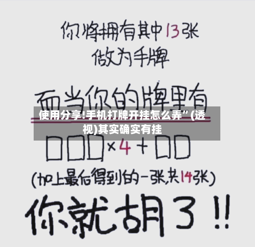 使用分享!手机打牌开挂怎么弄	”(透视)其实确实有挂-第1张图片