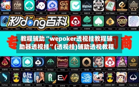 教程辅助“wepoker透视挂教程辅助器透视挂”(透视挂)辅助透视教程-第1张图片
