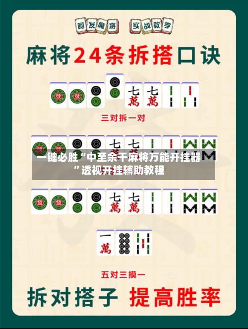 一键必胜“中至余干麻将万能开挂器”透视开挂辅助教程-第1张图片