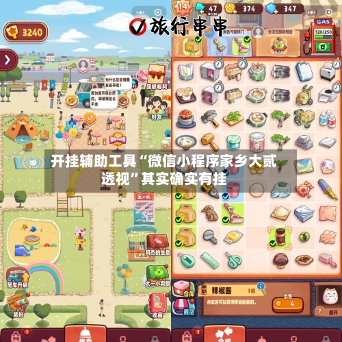 开挂辅助工具“微信小程序家乡大贰透视”其实确实有挂-第1张图片