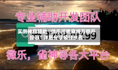 实测神器辅助“微乐河南麻将万能开挂器”详细分享装挂步骤-第2张图片
