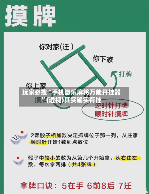 玩家必搜“手机微乐麻将万能开挂器”(透视)其实确实有挂-第1张图片