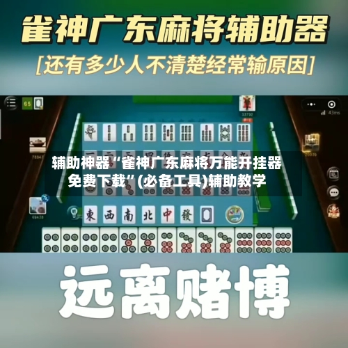 辅助神器“雀神广东麻将万能开挂器免费下载	”(必备工具)辅助教学-第1张图片