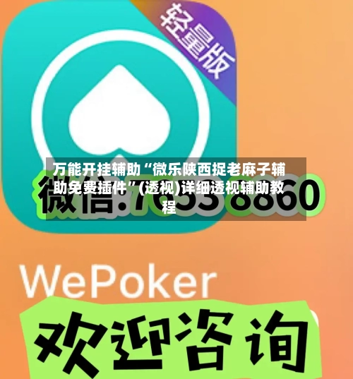 万能开挂辅助“微乐陕西捉老麻子辅助免费插件”(透视)详细透视辅助教程-第1张图片