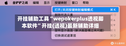 开挂辅助工具“wepokerplus透视脚本软件	”开挂(透视)最新辅助详细-第3张图片