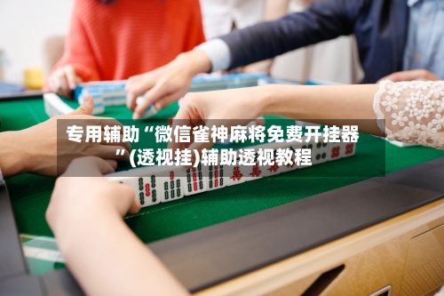 专用辅助“微信雀神麻将免费开挂器”(透视挂)辅助透视教程-第1张图片