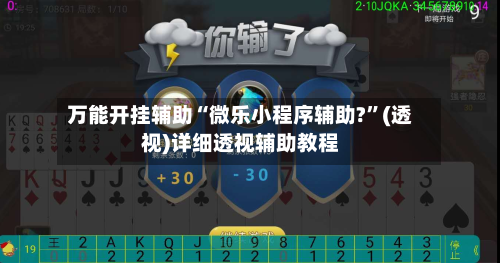 万能开挂辅助“微乐小程序辅助?”(透视)详细透视辅助教程-第2张图片