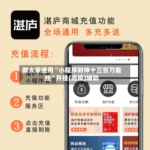 教大家使用“小程序财神十三张万能挂”开挂(透视)辅助-第3张图片