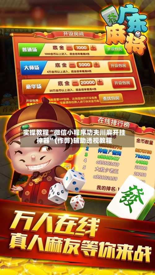 实操教程“微信小程序功夫川麻开挂神器	”(作弊)辅助透视教程-第1张图片