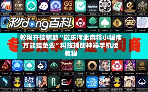 教程开挂辅助“微乐河北麻将小程序万能挂免费”科技辅助神器手机版教程-第1张图片