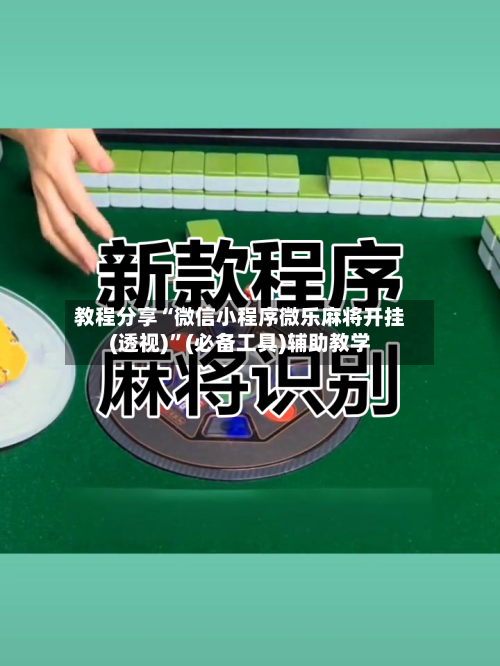 教程分享“微信小程序微乐麻将开挂(透视)”(必备工具)辅助教学-第2张图片