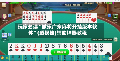 玩家必读“微乐广东麻将开挂版本软件”(透视挂)辅助神器教程-第2张图片