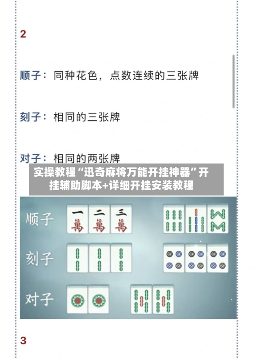 实操教程“迅奇麻将万能开挂神器”开挂辅助脚本+详细开挂安装教程-第1张图片