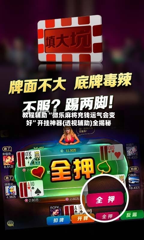 教程辅助“微乐麻将充钱运气会变好”开挂神器{透视辅助}全揭秘-第2张图片