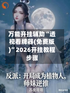 万能开挂辅助“透视看牌器(免费版)”2026开挂教程步骤-第3张图片