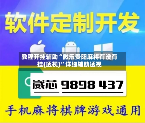 教程开挂辅助“微乐贵阳麻将有没有挂(透视)	”详细辅助透视-第1张图片