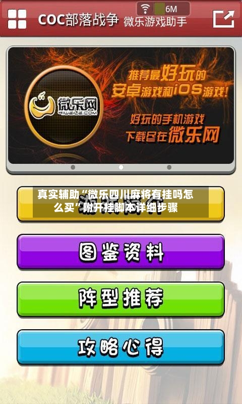 真实辅助“微乐四川麻将有挂吗怎么买”附开挂脚本详细步骤-第3张图片