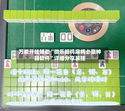 万能开挂辅助“微乐捉鸡麻将必赢神器软件”详细分享装挂-第2张图片