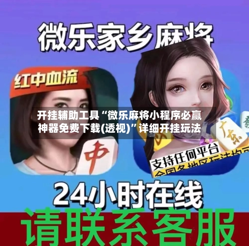 开挂辅助工具“微乐麻将小程序必赢神器免费下载(透视)”详细开挂玩法-第2张图片