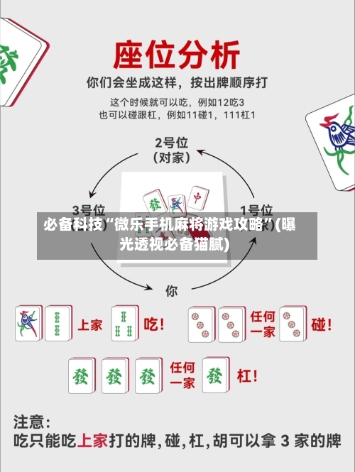 必备科技“微乐手机麻将游戏攻略	”(曝光透视必备猫腻)-第2张图片