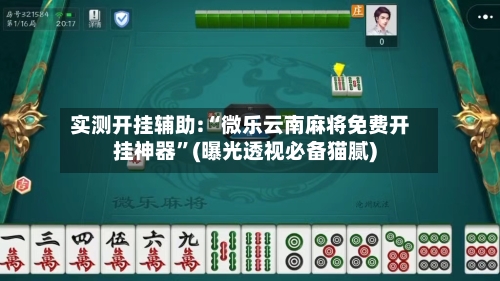 实测开挂辅助:“微乐云南麻将免费开挂神器”(曝光透视必备猫腻)-第2张图片