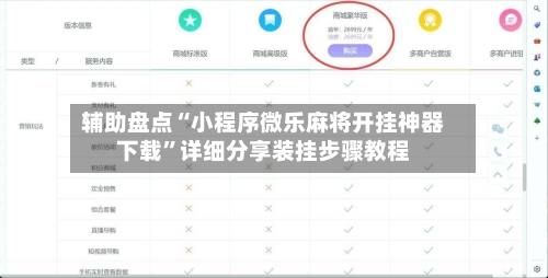 辅助盘点“小程序微乐麻将开挂神器下载”详细分享装挂步骤教程-第3张图片