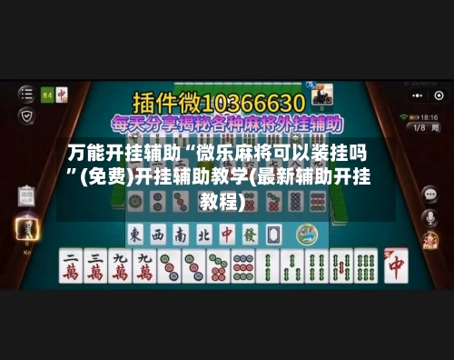 万能开挂辅助“微乐麻将可以装挂吗”(免费)开挂辅助教学(最新辅助开挂教程)-第2张图片