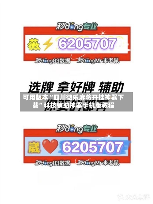 可用版本“四川微乐麻将开挂神器下载	”科技辅助神器手机版教程-第2张图片