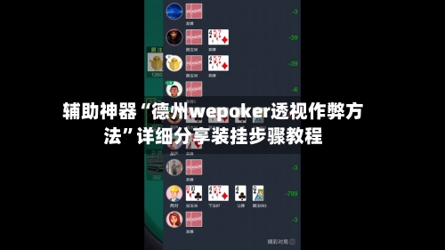 辅助神器“德州wepoker透视作弊方法	”详细分享装挂步骤教程-第1张图片