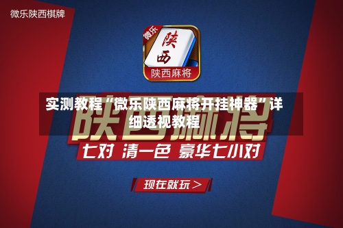 实测教程“微乐陕西麻将开挂神器”详细透视教程-第2张图片