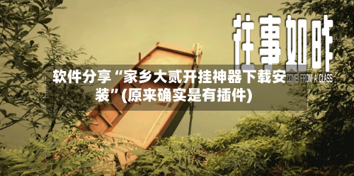软件分享“家乡大贰开挂神器下载安装	”(原来确实是有插件)-第1张图片