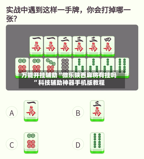 万能开挂辅助“微乐陕西麻将有挂吗	”科技辅助神器手机版教程-第1张图片