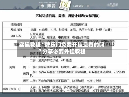实操教程“牌乐门免费开挂是真的吗	”分享必要外挂教程-第1张图片
