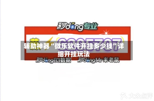 辅助神器“微乐软件开挂多少钱	”详细开挂玩法-第2张图片
