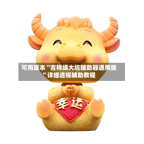 可用版本“吉祥填大坑辅助器通用版”详细透视辅助教程-第1张图片